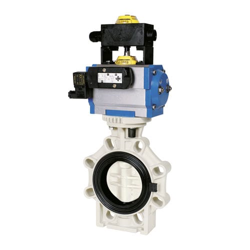 蝶阀 - K4  - Praher Plastics Austria GmbH - 气动操控式 / 液体食物和饮料用 / 吊耳