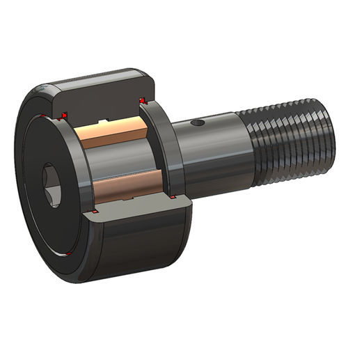 带滚针轴承凸轮滚柱轴承 - OBCR-B series - ACCURATE BUSHING - 六角头 / 螺杆 / 青铜