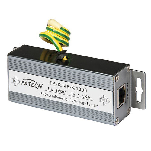 I型避雷器 - FS-RJ45-6/1000 - FATECH ELECTRONIC (FOSHAN) CO., LTD - 用于通信和数据传输线 / 远程通信 / RJ45