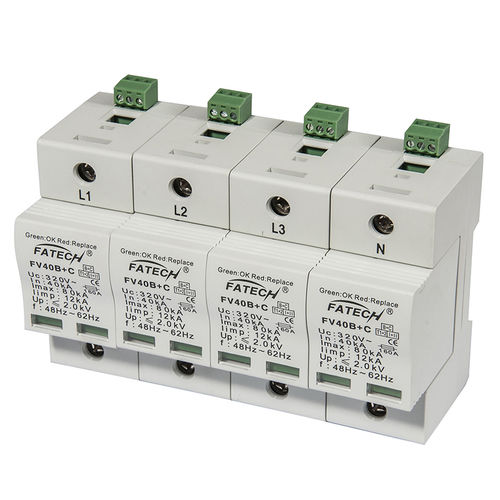 I型避雷器 - FV40B+C/4-xxx S series - FATECH ELECTRONIC (FOSHAN) CO., LTD - 2 型 / 遥测信号 / 用于供电系统