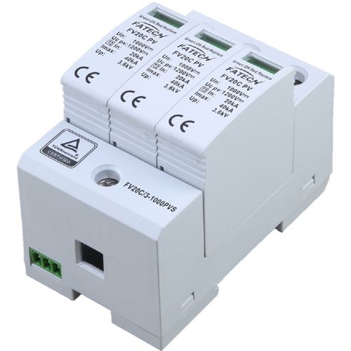 II型避雷器 - FV20C/3-1000PVS - FATECH ELECTRONIC (FOSHAN) CO., LTD - II 级 / 电动安装 / 用于光伏设备