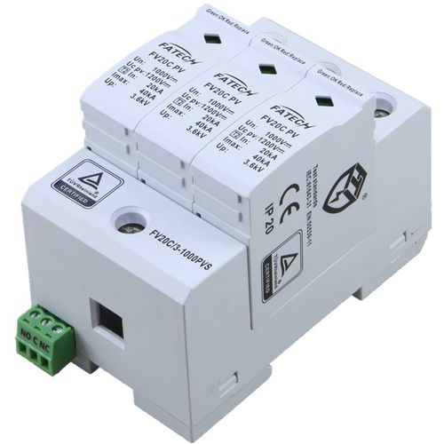 II型避雷器 - FV20C/3-1000PVS - FATECH ELECTRONIC (FOSHAN) CO., LTD - II 级 / 遥测信号 / 用于光伏设备