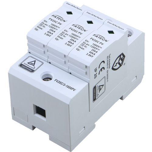 II型避雷器 - FV20C/3-1000PV - FATECH ELECTRONIC (FOSHAN) CO., LTD - II 级 / 遥测信号 / 用于光伏设备