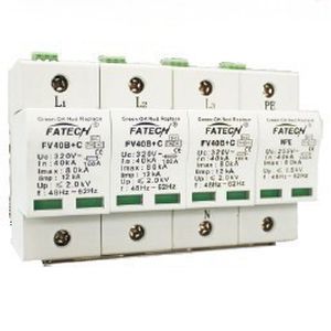 1型避雷器 - FV40B+C/3+NPE-xxx S series - FATECH ELECTRONIC (FOSHAN) CO., LTD - 遥测信号 / 用于供电系统 / 混合