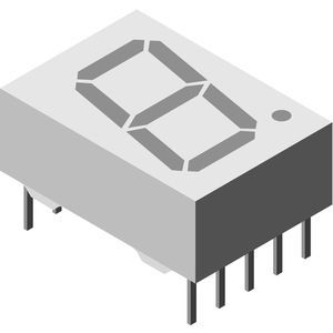 LED式显示屏 - TDSL1150 - VISHAY - 1位数 / 7分区 / 用于医疗设备