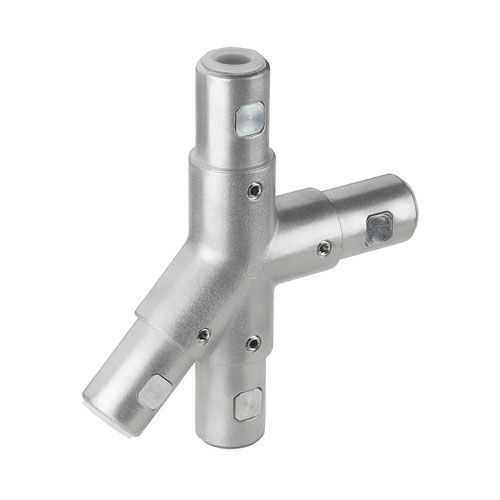 护栏管件 - KI 40H-45&deg; - RK Rose+Krieger GmbH/德国美卡诺 - 圆形 / 十字型 / 铝铸铁