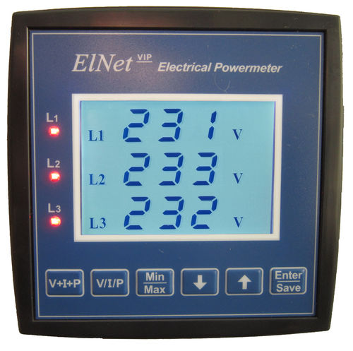 三相功率计 - ELNet VIP - Control Applications Ltd