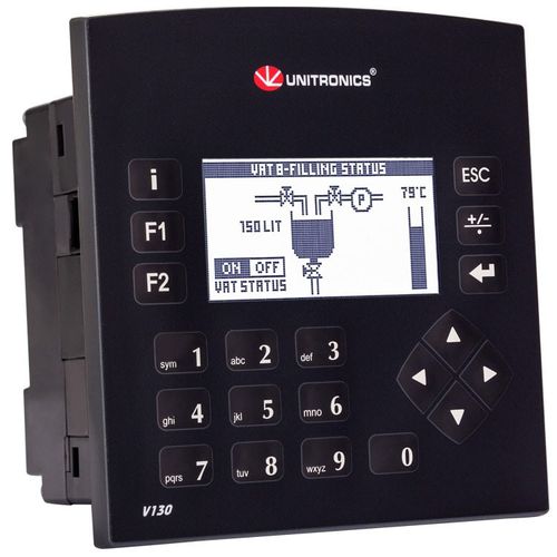 HMI图形可编程控制器 - Vision130&trade; series - Unitronics - 面板安装 / 内置I/O / CANopen