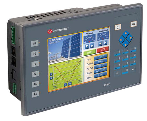 嵌入式可编程控制器 - 5.7" | Vision560™ series - Unitronics - 内置I/O / Ethernet TCP/IP / 用于接地总线