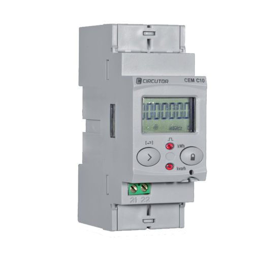 单相电能表 - CEM-C10 series - CIRCUTOR - DIN导轨 / RS-485 / 50 Hz