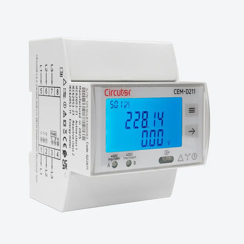 三相电能表 - CEM-D211 - CIRCUTOR - DIN导轨 / 数字 / RS-485
