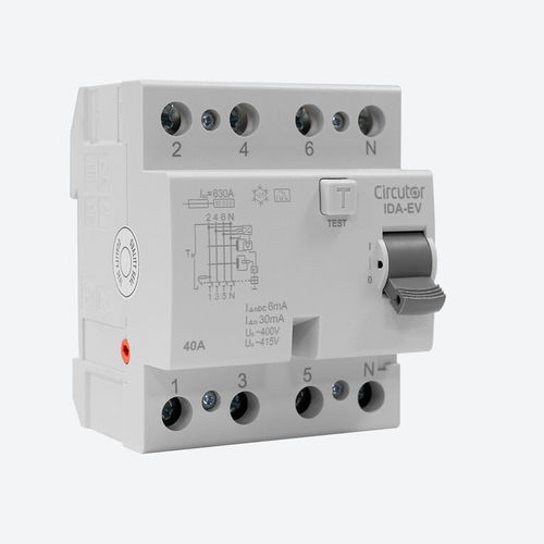 剩余电流动作断路器 / 差分 - IDA-EV-63-30 - CIRCUTOR - DC / 单相 / 漏电