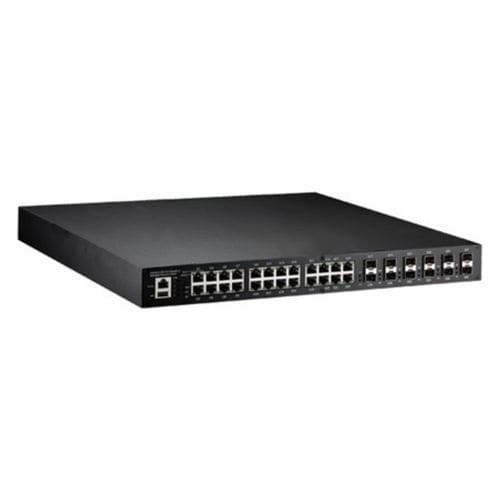 管理型以太网交换机 - JetNet 6528Gf-2AC-EU V1.0  - Beijer Electronics - 8端口 / 10/100BaseT(X) / 26 端口式