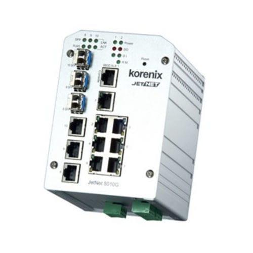 管理型以太网交换机 - JetNet 5010G - Beijer Electronics/北尔电子 - 10/100BaseT(X) / 10 端口式 / 千兆