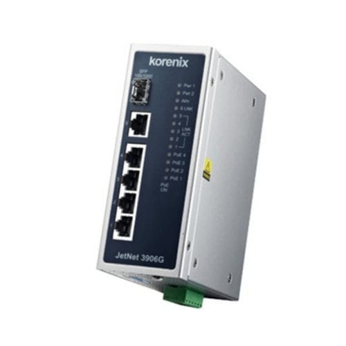 非管理型以太网交换机 - JetNet 3906G  - Beijer Electronics/北尔电子 - 6 端口式 / 千兆 / DIN导轨