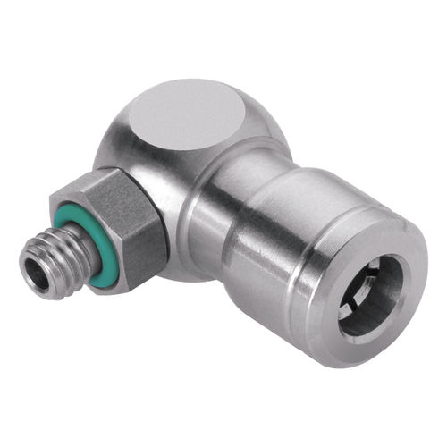 气动接头 - 987 - EISELE GmbH - 推入式 / 直角 / 不锈钢