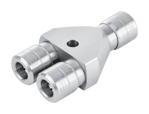 Y形接头 - 975  - EISELE GmbH - 气动 / 推入式 / 不锈钢