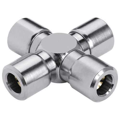 气动接头 - 679  - EISELE GmbH - 推入式 / 十字型 / 镀镍黄铜