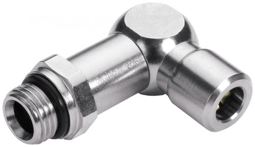 气动接头 - 682  - EISELE GmbH - 螺纹 / 肘型 / 镀镍黄铜
