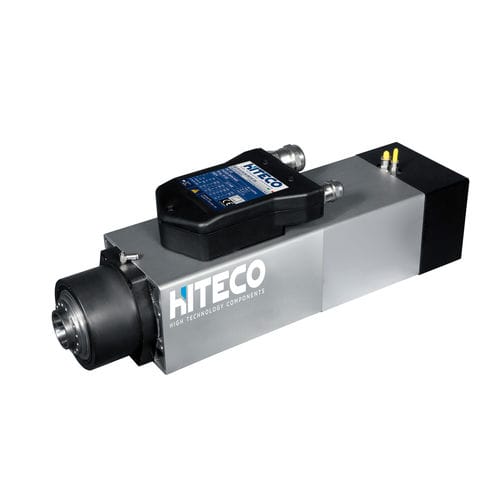 可自动更换工具电动主轴 - QD-1F 4/12 24 I30 series - Hiteco - 冷却 / 加工 / 连接