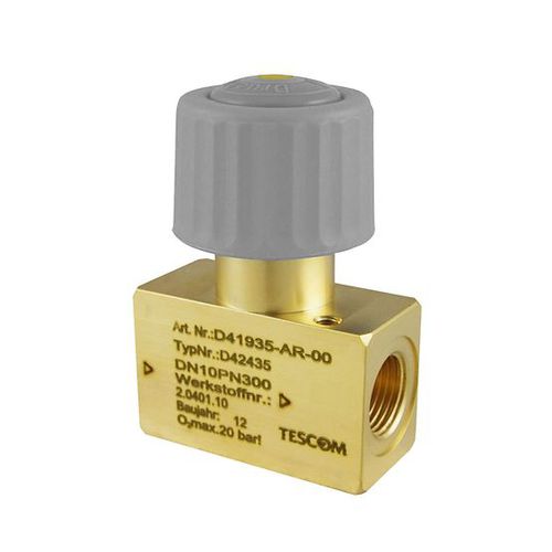 针形阀 - TESCOM™  D41935 - Emerson Automation Solutions - TESCOM - 手动 / 用于气体 / 螺纹