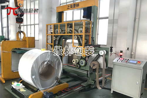 PLC控制包装机 - GD600-B - Shanghai Jinglin Packaging Machinery Co.,Ltd - 覆膜 / 线圈