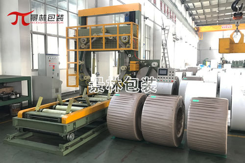PLC控制包装机 - GD800  - Shanghai Jinglin Packaging Machinery Co.,Ltd - 双罩式 / 覆膜 / 线圈