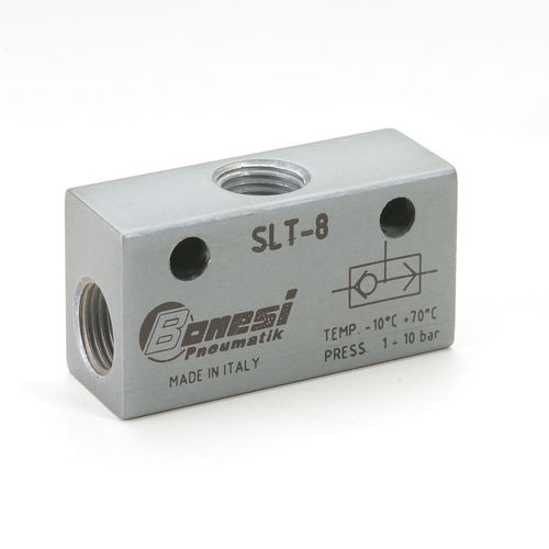 电路选择器止回阀 - SLT series - Bonesi Pneumatik s.r.l. - 球形 / 用于空气 / G