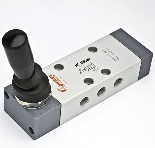 平衡底板气动分配器 - 500 series - Bonesi Pneumatik s.r.l. - 按钮式开关 / 3/2型 / 2位5通