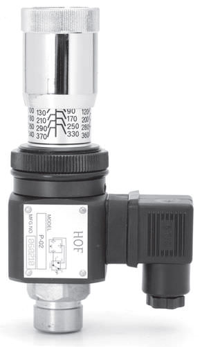 活塞压力开关 - P-02 series - HOF HYDRAULIC - 可调活塞 / 用于油 / 可调节