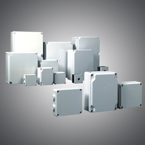 带拧式盖子盒 - JL-S Series - JIANGSU JIANLONG ELECTRICAL CO.,LTD - 墙壁 / 长方形 / ABS