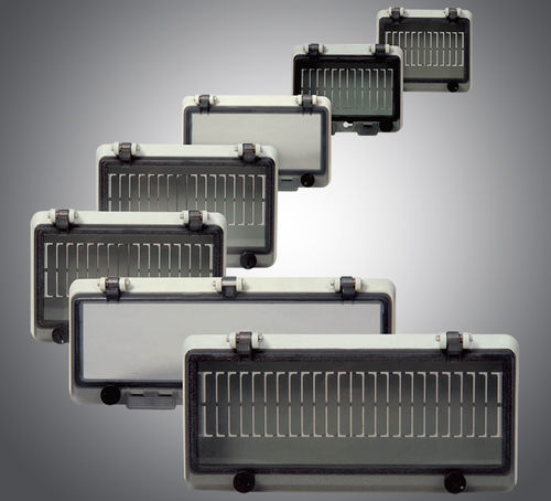 带透明门盒 - JL-PW Series - JIANGSU JIANLONG ELECTRICAL CO.,LTD - 面板安装 / 长方形 / 聚碳酸酯