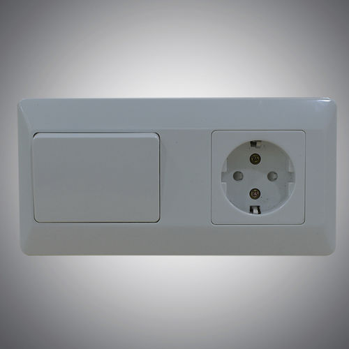 插座开关 - JL-FS-KZ - JIANGSU JIANLONG ELECTRICAL CO.,LTD - 摇摆 / 2极 / IP55