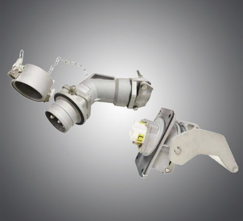 供电连接器 - JL03/04 Series - JIANGSU JIANLONG ELECTRICAL CO.,LTD - IEC C7 / 直线型 / 肘型