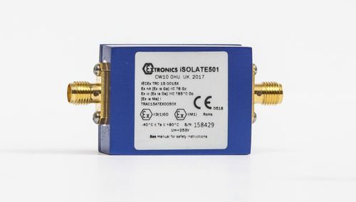 电镀隔离器 - iSOLATE501 - Extronics Ltd - RF 无线电频率 / 宽带式 / 本质安全