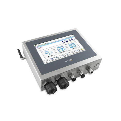 带触摸屏称重终端 - BX07M - BAYKON Industrial Weighing Systems - IP65 / Profibus / 以太网