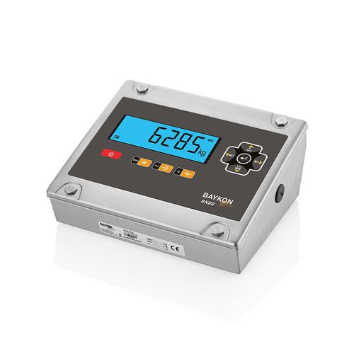 LCD显示屏称重仪表 - BX22S - BAYKON Industrial Weighing Systems - 壁挂安装 / 用于潮湿环境 / IP67