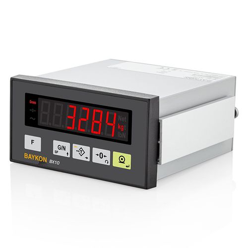 数码称重终端 - BX10 - BAYKON Industrial Weighing Systems - LED 显示 / 面板式 / 不锈钢