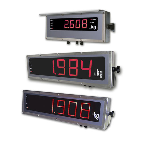 LED式显示屏 - RX57 & RX100/S Remote Displays - BAYKON Industrial Weighing Systems - 6位显示 / 远距离 / 用于储罐液位测量