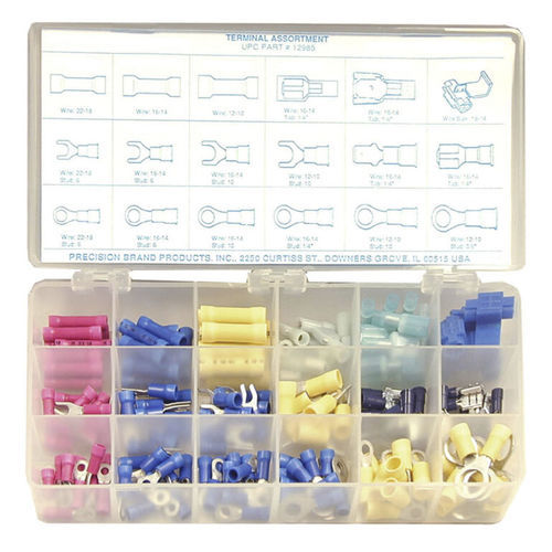 母端无焊端子 - 12985 - Precision Brand Products - 公端 / 扣眼式 / 管状