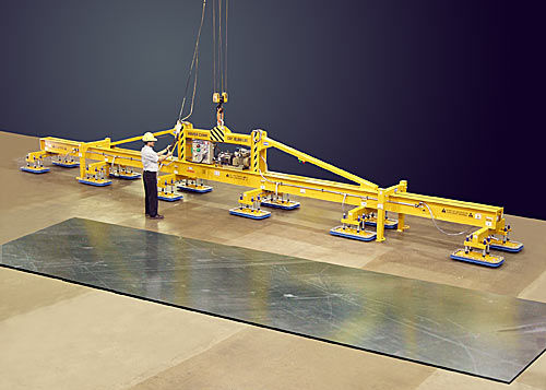 金属板真空提升机 - E3000M12-500AD-6/53FX  - ANVER Vacuum System Specialists - 重载 / 卧式 / 电动