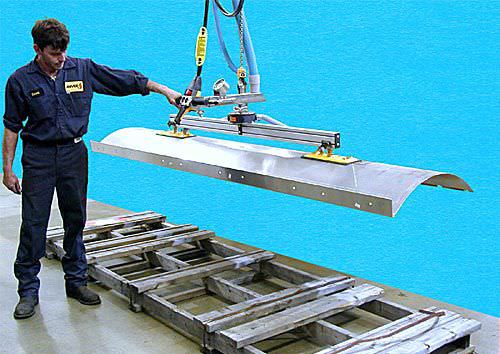 圆柱形负载真空提升机 - VBS-D2-Q - ANVER Vacuum System Specialists - 卧式 / 电动
