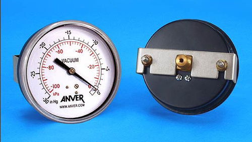 真空压力计 - VG series - ANVER Vacuum System Specialists - 模拟 / 后部安装式 / 面板安装