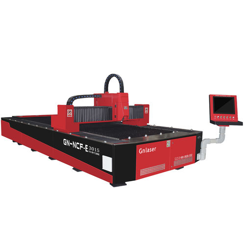光纤激光切割机 - GN-NCF4015 - WUHAN GNLASER EQUIPMENT MANUFACTURING CO.,LTD. - 用于金属 / 金属薄板 / 门框