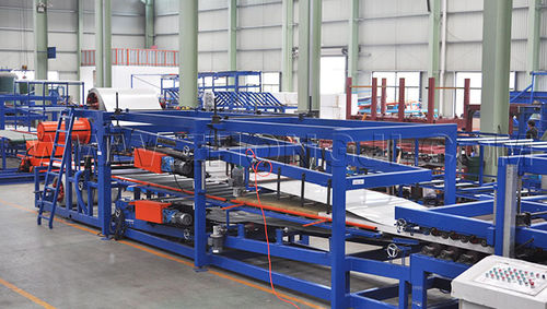 EPS/矿棉夹芯板生产线 - Shanghai Zhongji Machinery Co.ltd