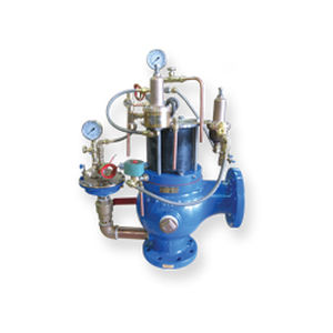 原水处理超压阀 - A106-DL-AIR / A106-DL-ET - Singervalve - 紧凑型 / 气动 / 提升