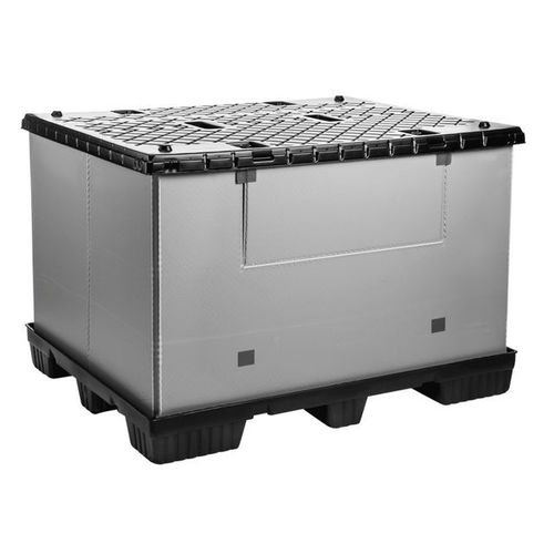 HDPE货盘箱 - Mega-Pack 1500 - WALTHER Faltsysteme GmbH - FALTBOX - PP / 重型运输 / 工业