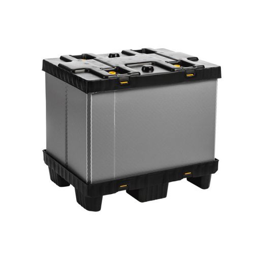 HDPE货盘箱 - Mega-Pack 800 - WALTHER Faltsysteme GmbH - FALTBOX - PP / 运输 / 工业