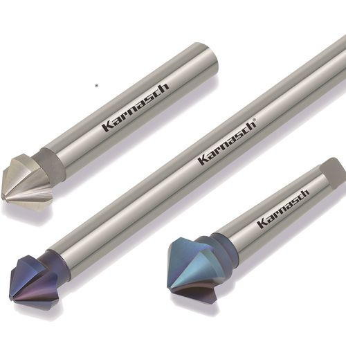 实心铣刀 - Karnasch Professional Tools GmbH - 角形 / 碳化物 / 涂层