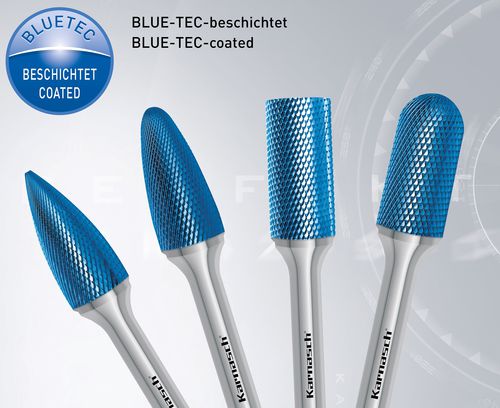 立铣刀铣刀 - Blue-Tec  - Karnasch Professional Tools GmbH - 实心 / 锉刀 / 碳化钨